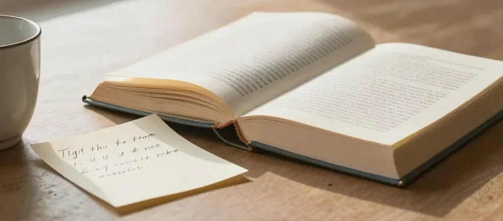 Leave a Little Space After Reading